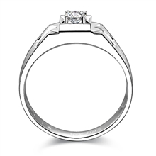 新品特价促销 G18K男款钻石戒指戒托